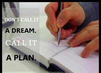 Dream and Plan Quotes