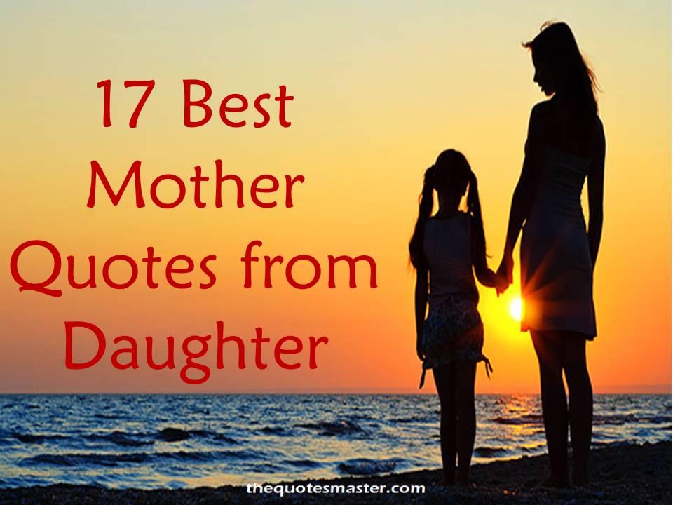 Best Mother Quotes from Daughter