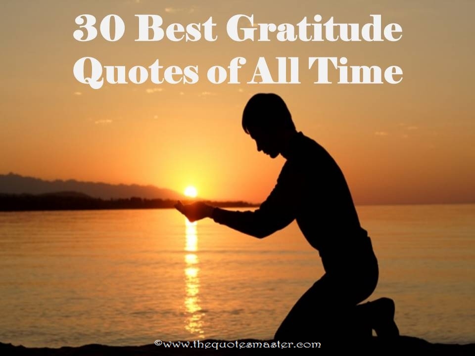 30 best gratitude quotes of all time