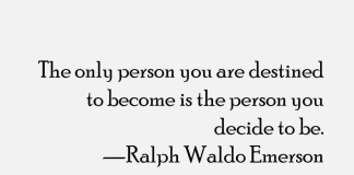 Inspiring Quote From Ralph Waldo Emerson