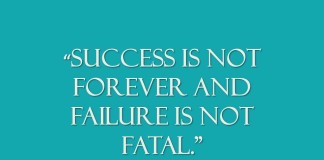picture quote about success and failure