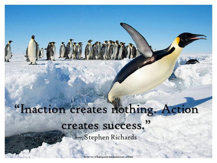 action creates success quotes