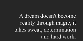 Quote about dreaming and achieving