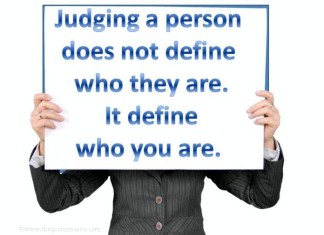 Picture quotes about judging a person