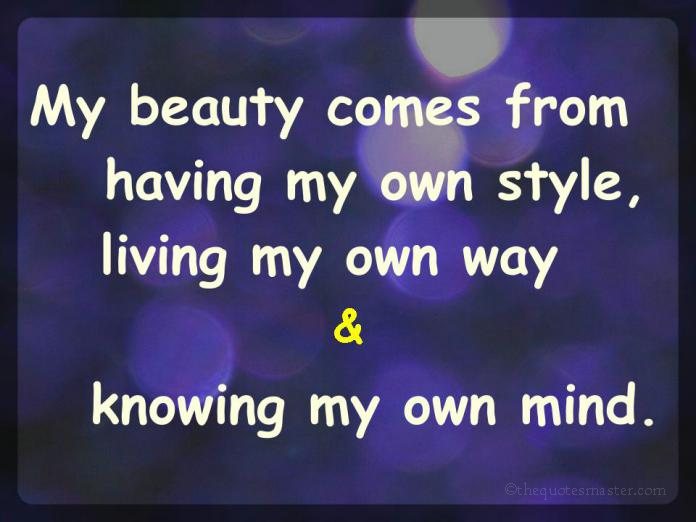 My Beauty Picture Quotes