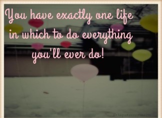 One Life and Do Everything picture quotes