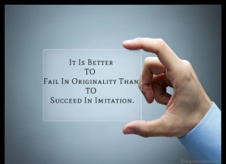 Picture Quotes about Originality and Imitation