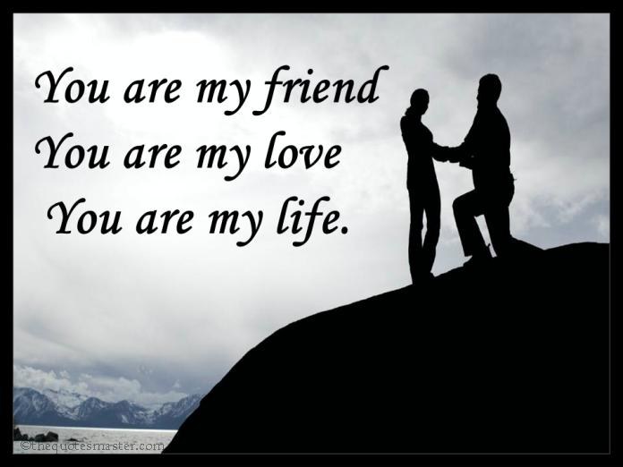 You are my life messages