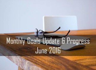 Mothly Goals Updates & Progress June 2016