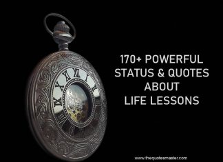 Powerful Status Quotes about Life Lessons