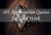 101 Appreciation Quotes for Good Work