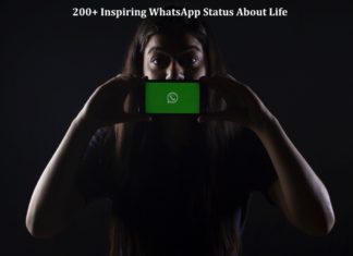 Inspiring WhatsApp status about life