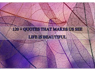 topic on life is beautiful