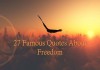 27 famous quotes about freedom