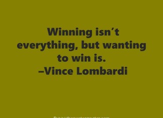 Inspiring quote about winning