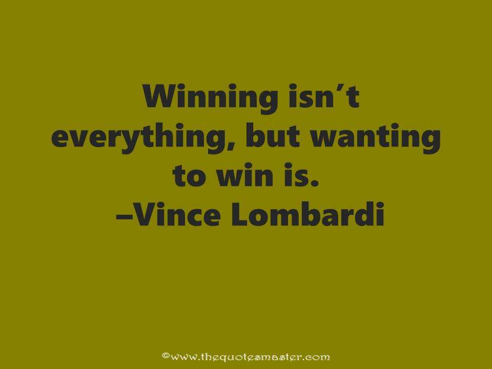 Inspiring quote about winning