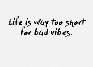 Life is too short quote with image
