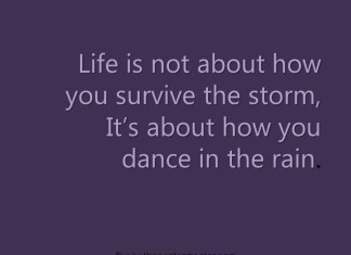 Quote About Surviving life during hard times
