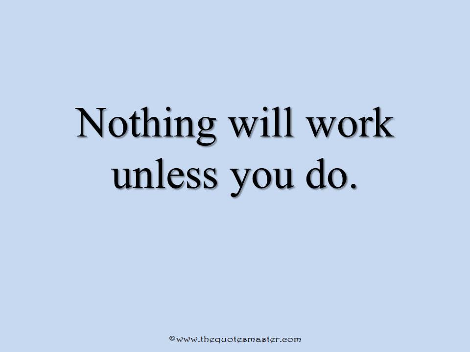 Quote about work