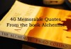 40 Memorable quotes from the book Alchemist