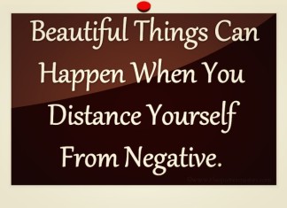 Distance yourself from negative picture quotes