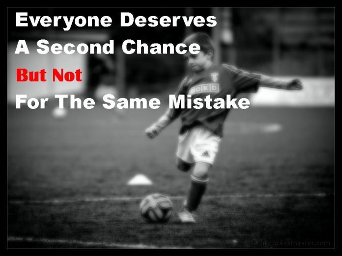 every one deserves a second chance picture quotes