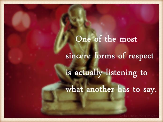 Listening to what others sat picture quotes