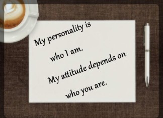 Personality and attitude picture quotes