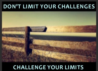 Picture quote about challenges