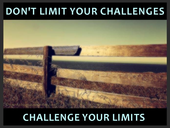 Picture quote about challenges