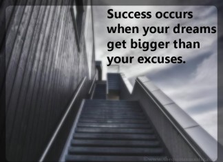Sucess Dream Excuses Picture quotes