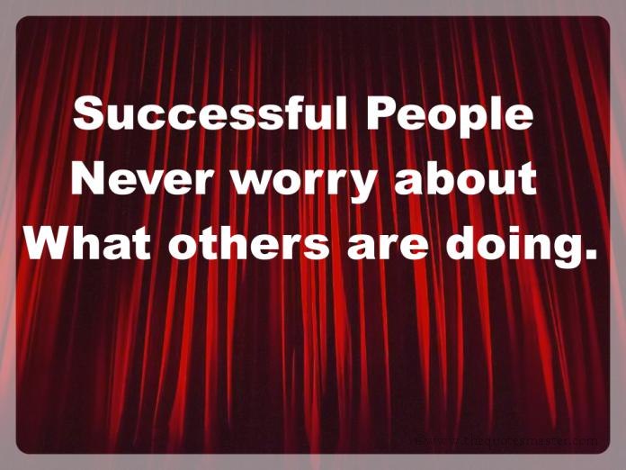 Successful people dont worry image quotes