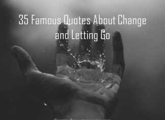 35 Famous Quotes about Change and Letting go