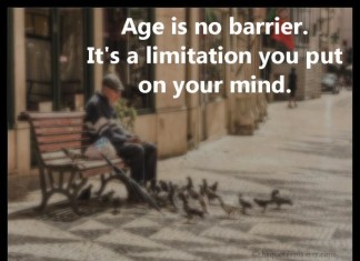 Age is no barrier picture quotes