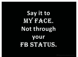 Quotes about Facebook status