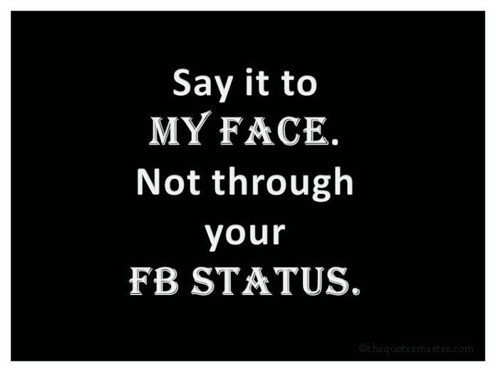 Quotes about Facebook status