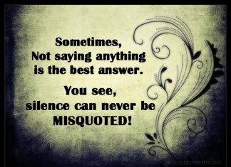 Silence Quotes with images