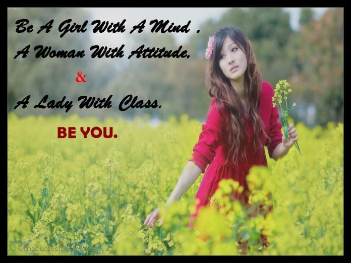 A Girl with mind Quotes