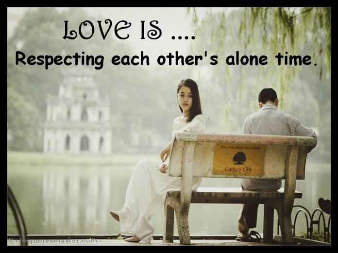 Love is respecting each other quotes