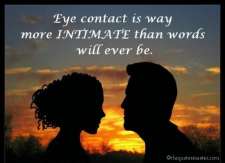 Love and Eye Contact Quotes