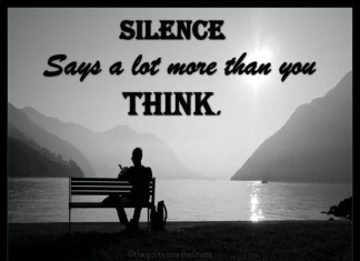 Silence Picture Quotes
