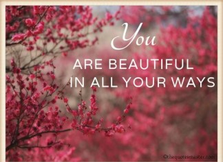 You are Beautiful Quotes