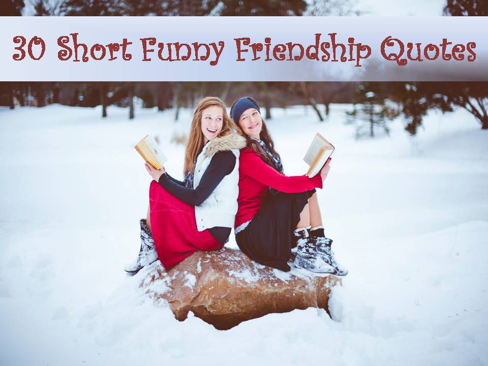 30 Short Funny Friendship Quotes