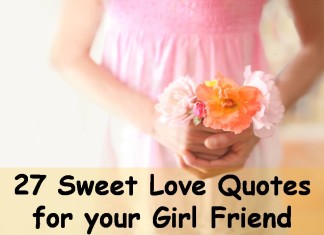 27 Sweet Love Quotes for your GirlFriend