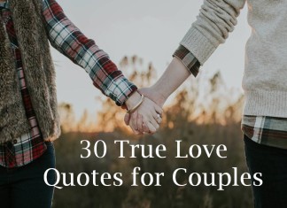 30 True Love Quotes for Couples