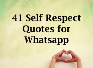 41 Self Respect Quotes for Whatsapp