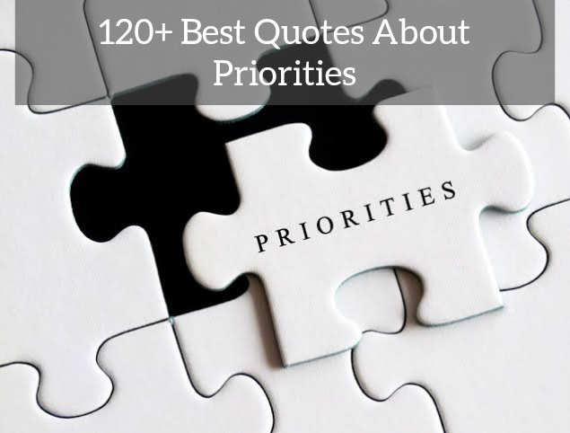 120+ Best Quotes About Priorities