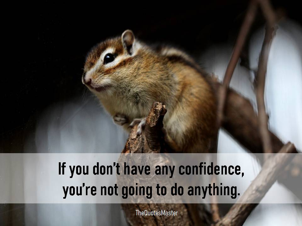 Have confidence and do anything