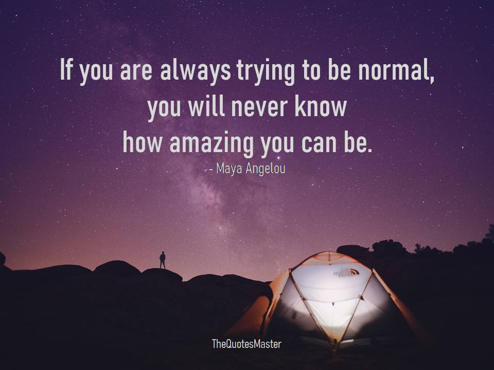 How amazing you can be