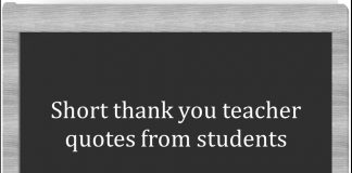 Thank you teacher quotes from students